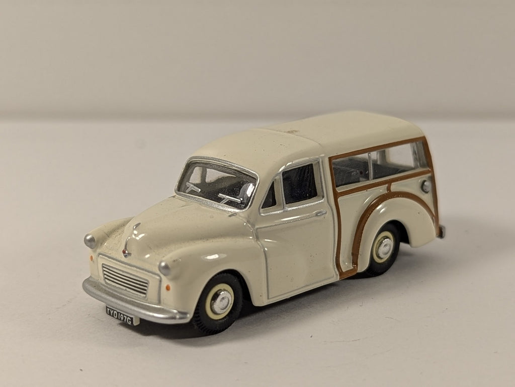 Oxford Diecast 1:76 Morris Minor 1000 Traveller Road Vehicle TYD 197G