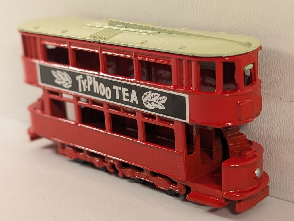 Lledo Jubilee Tram (Original E1 London Tram) Ty.Phoo Tea Red