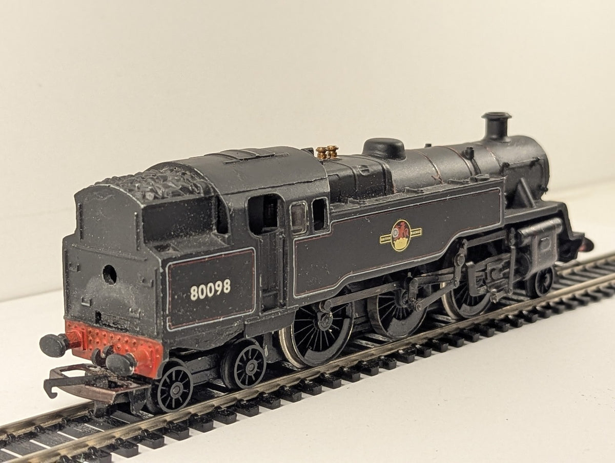 Wrenn OO Gauge Standard Class 4MT 2-6-4T Locomotive 80098 BR Black
