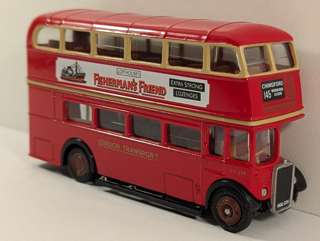 EFE 11106DL Leyland RTL DeLuxe – Fisherman’s Friend – Route 145 Chingford – 1:76