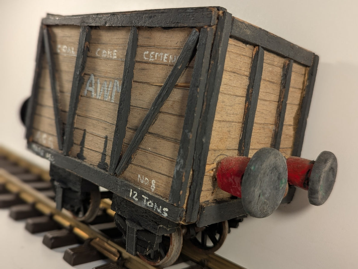 G Gauge Custom 12 Ton 7-Plank Wagon