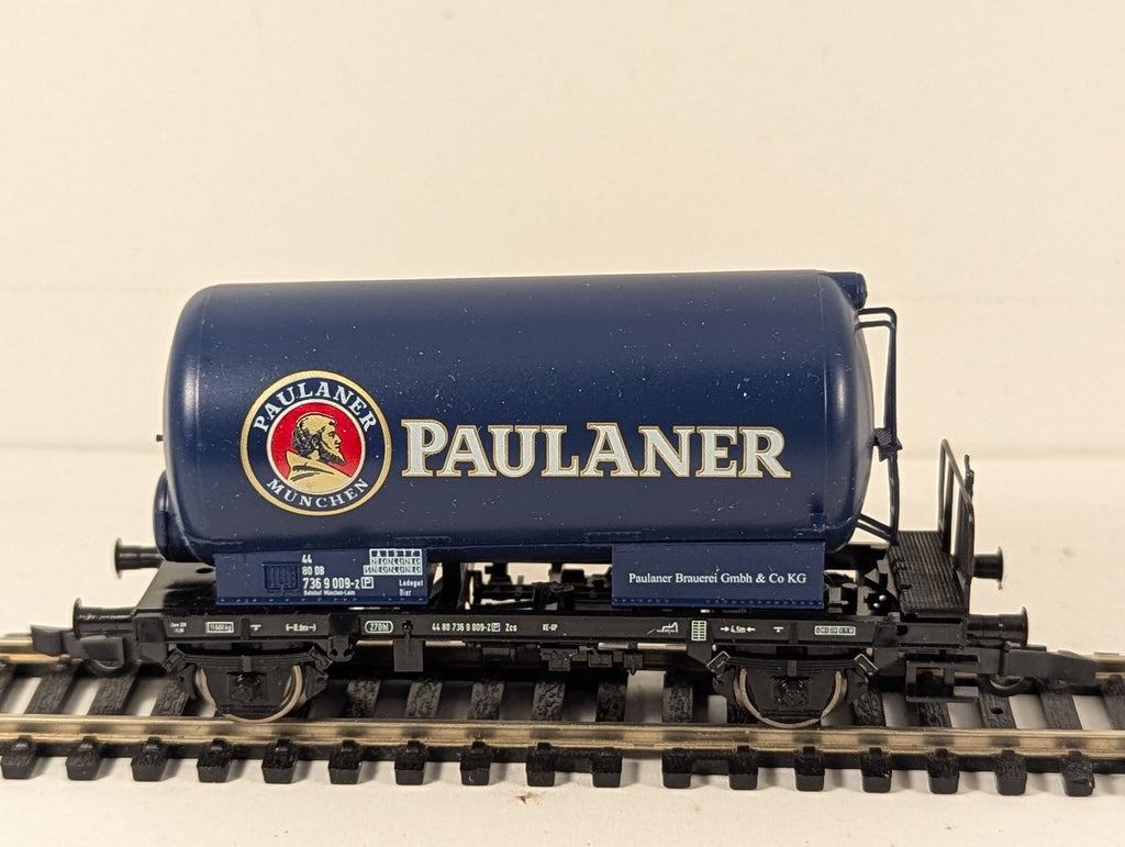 Roco HO Gauge Paulaner Beer Tank Wagon 44 80 736 9 009-2 Paulaner München Blue