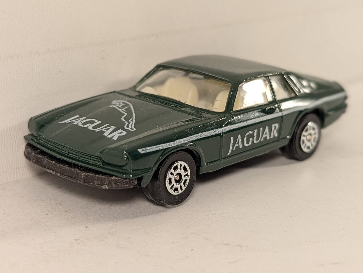 Corgi Jaguar Track Car Die-cast Model Green with white Jaguar graphics