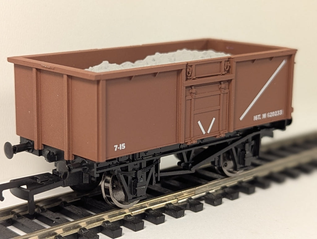 Dapol 4F-030-104 OO Gauge 16T Steel Mineral Wagon BR Bauxite
