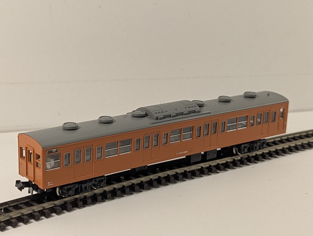 Kato N Gauge JNR Series 103 Driving Trailer クハ103-828 JNR Orange