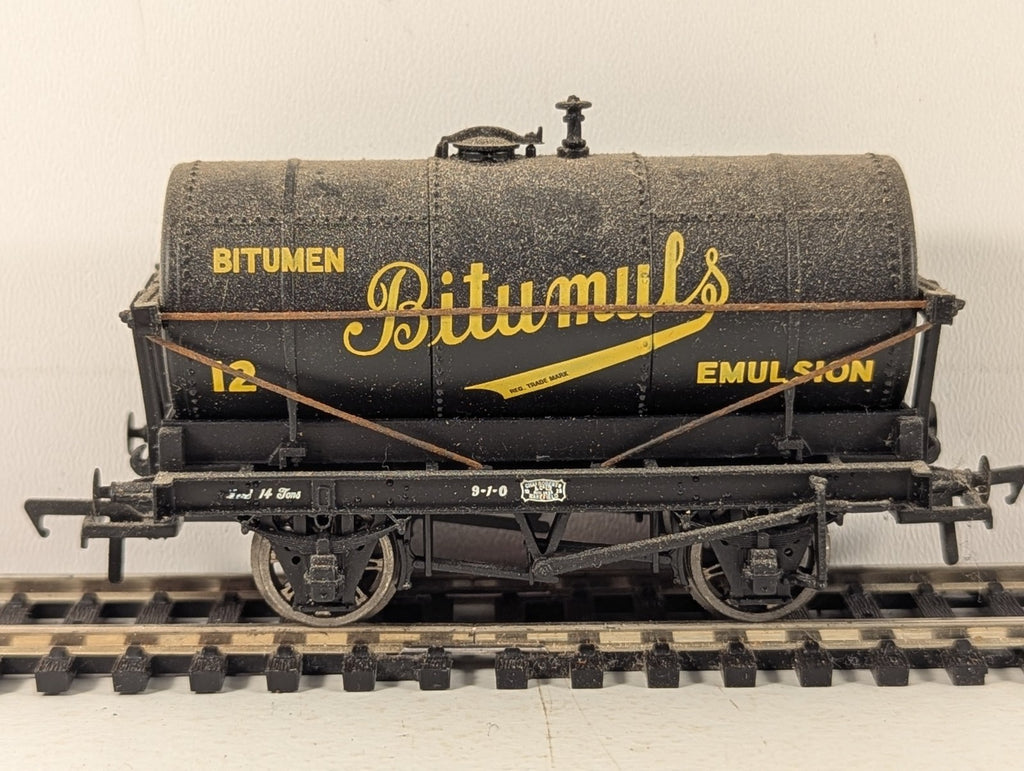 Bachmann OO Gauge 14 Ton Tank Wagon Bitumuls Goods Wagon 12 Bitumuls