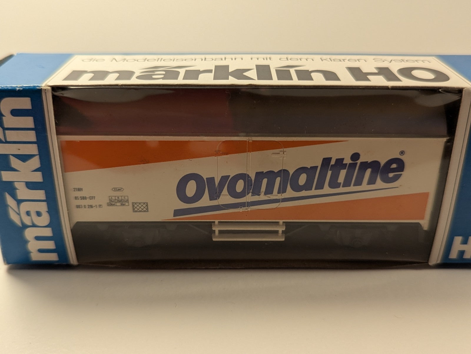 Märklin 4428 H0 Closed Freight Car ‘Ovomaltine’ – DB