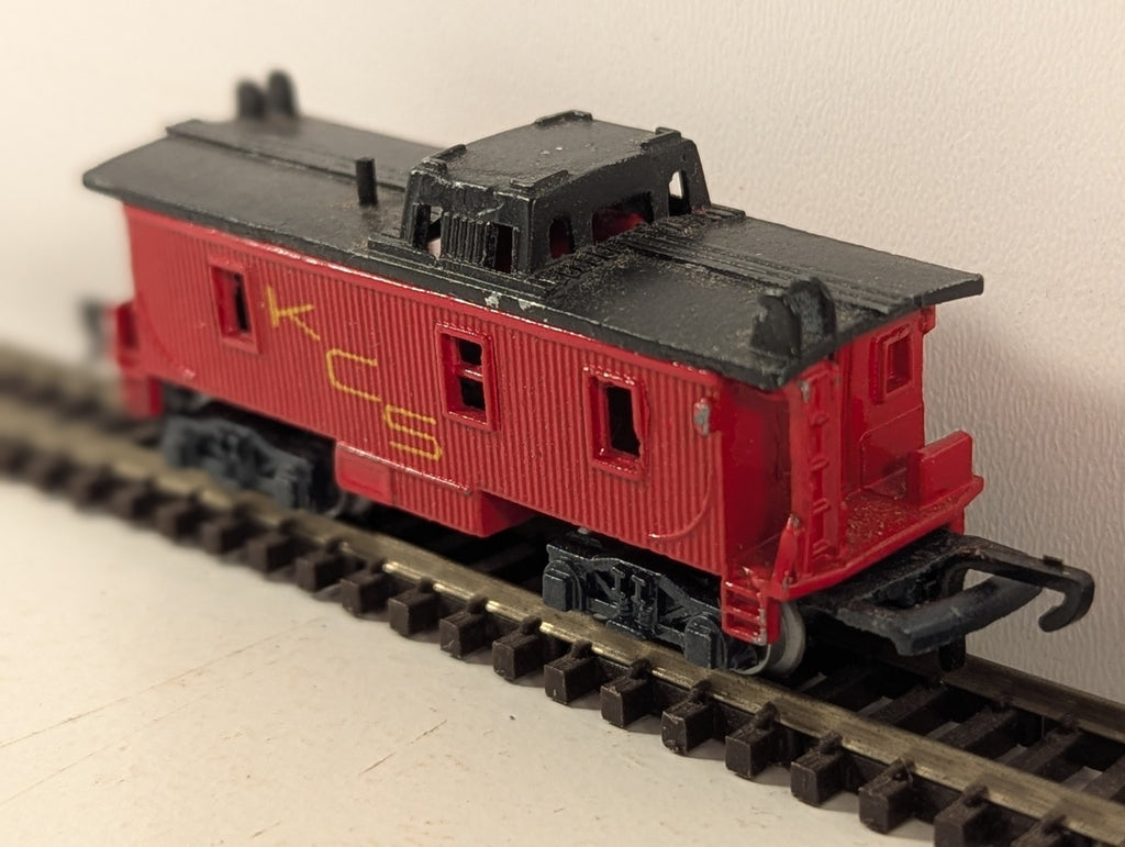 Lone Star Treble-O-Lectric N Gauge Kansas City Southern Caboose