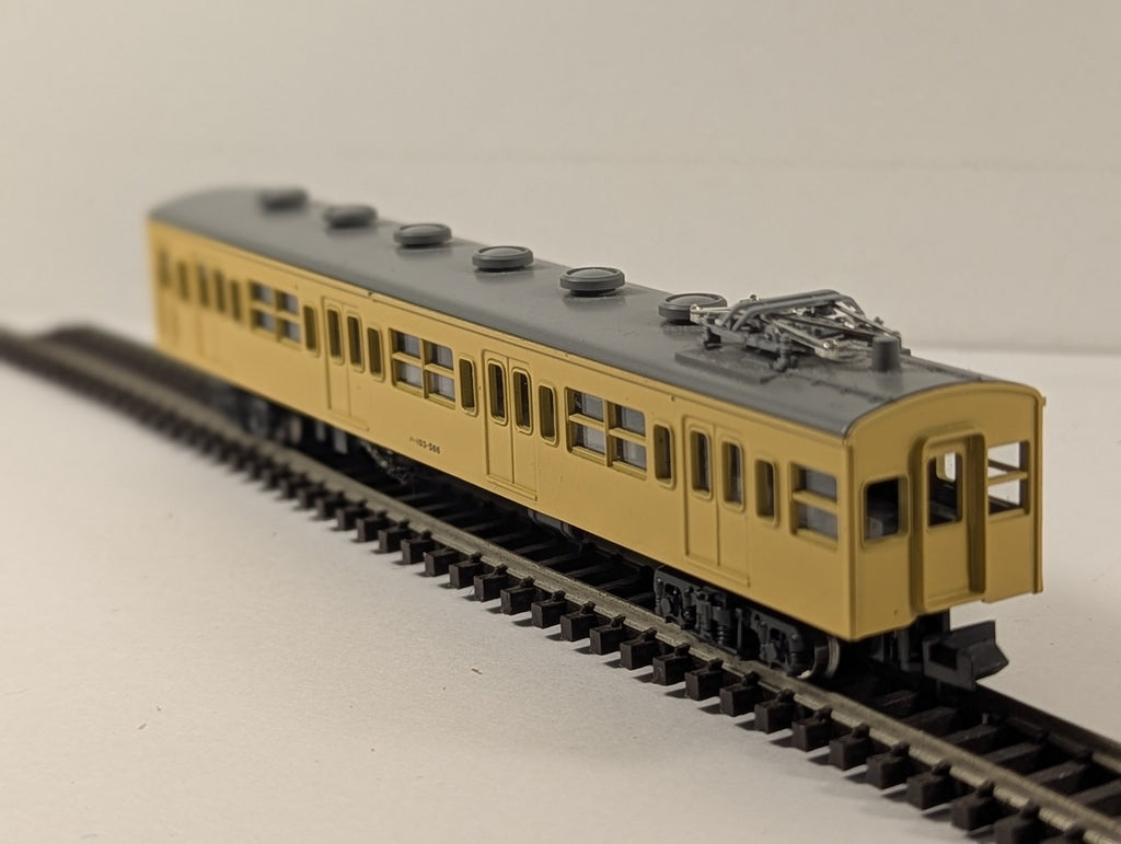 Kato N Gauge JNR 103 Series EMU Coach Kumoha 103-566 Yellow