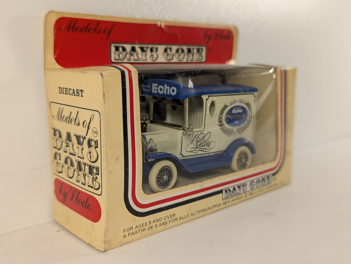 Lledo Model T Ford Van - South Wales Echo Centenary Die-cast Model Van