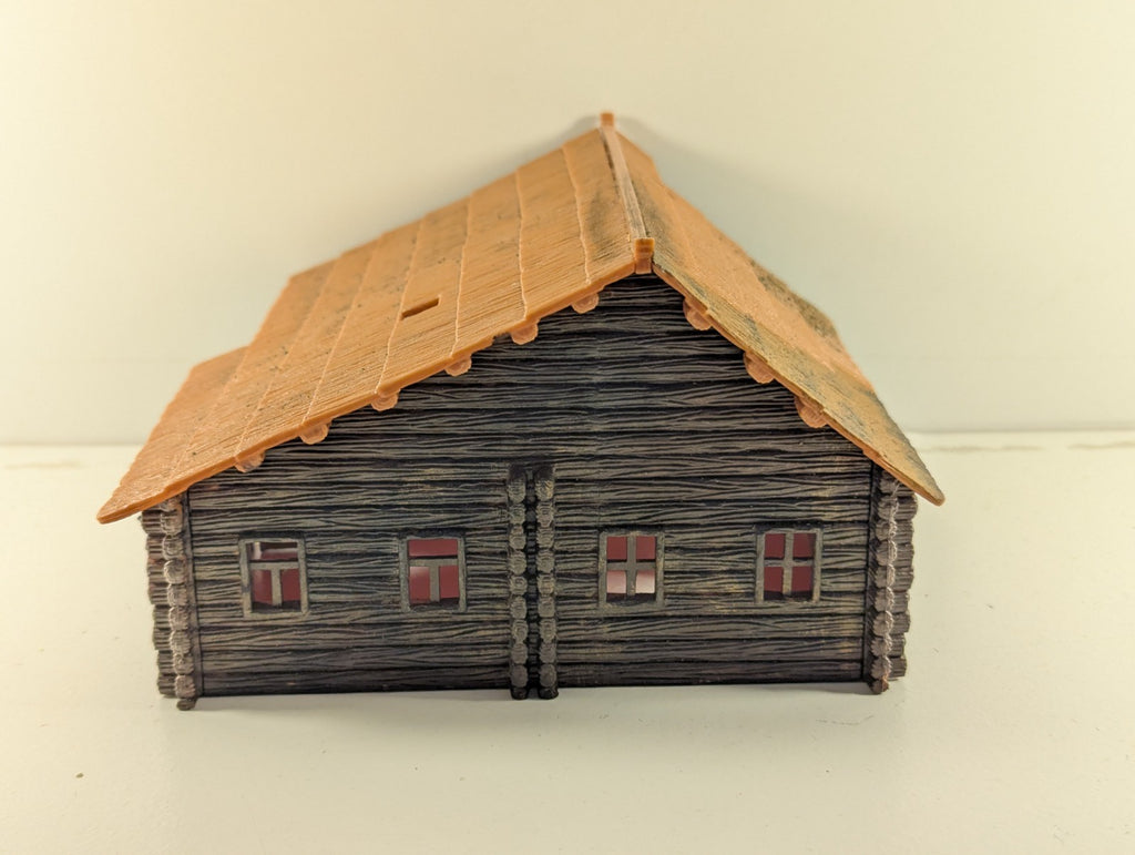 1:72 Scale Russian Izba Log House