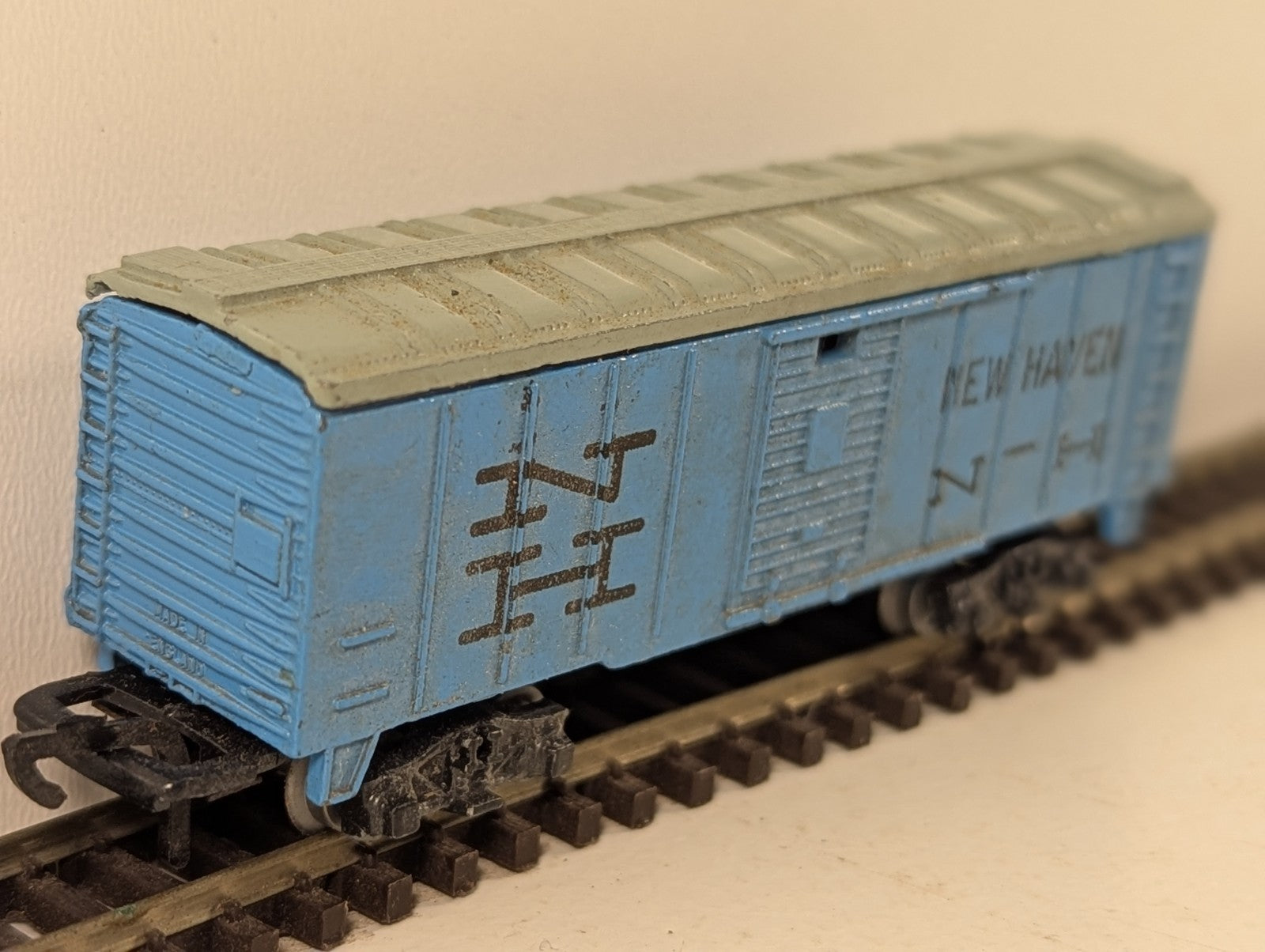 Lone Star Treble-O-Lectric N Gauge New Haven Box Van Blue