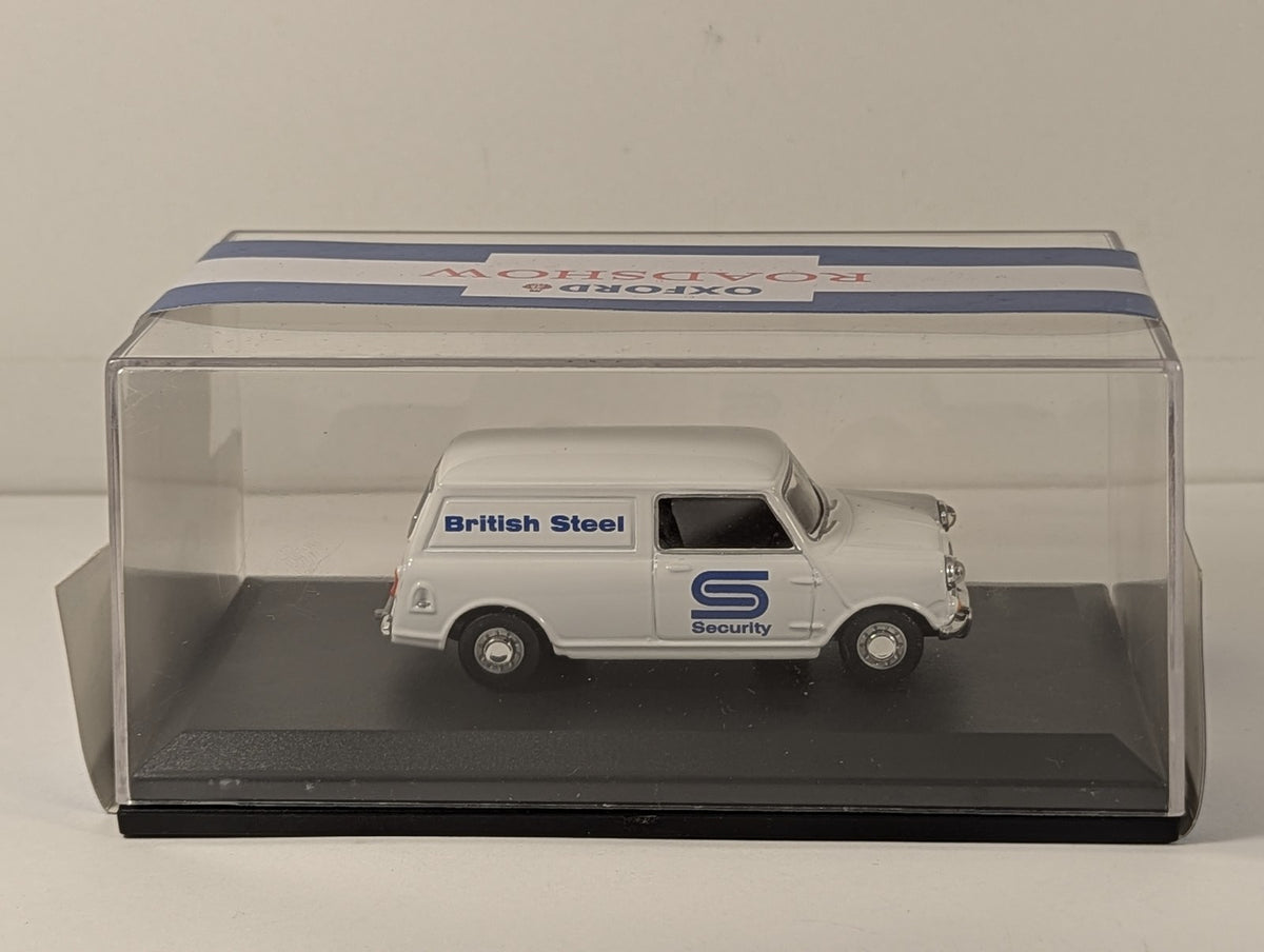 Oxford Diecast 1:43 Scale Austin Mini Van British Steel Security