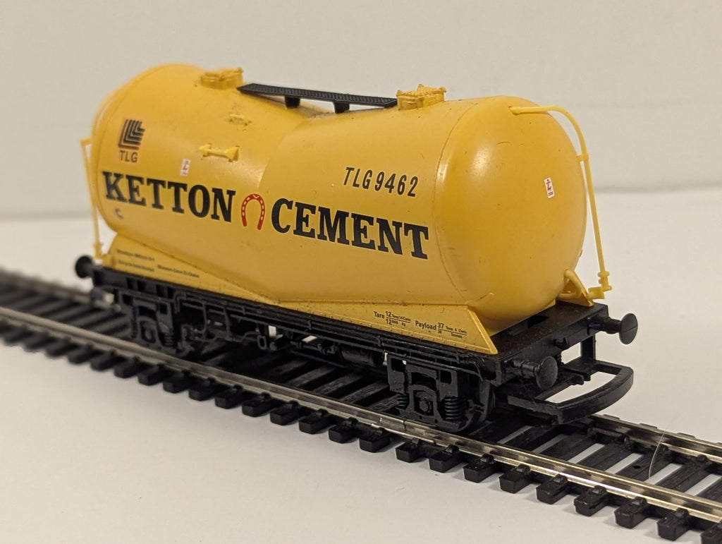 Hornby OO Gauge Depressed Centre Powder Wagon Goods Wagon TLG 9462 Ketton Cement