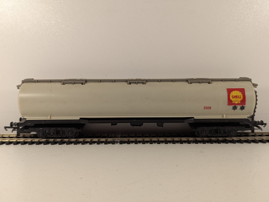 Hornby OO Gauge 100-ton Bogie Tank Wagon Goods Wagon 2309 Shell Grey R037