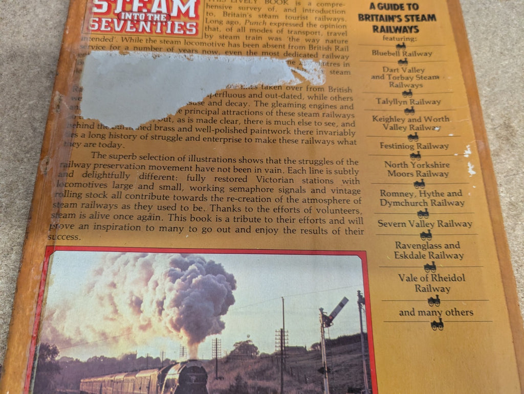 J.B. Hollingsworth Steam into the Seventies Book