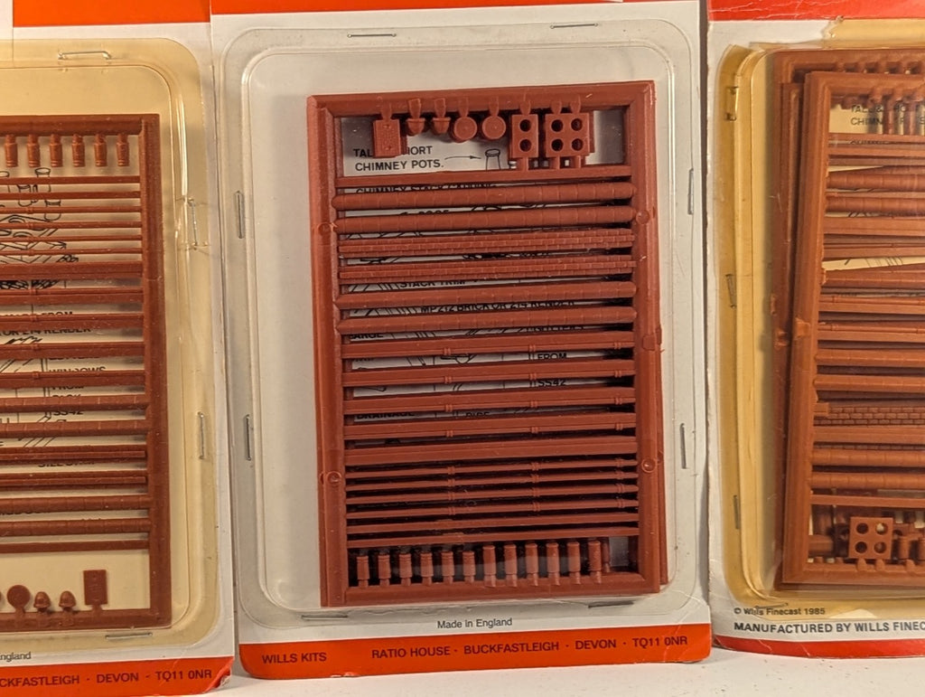Wills SS46 OO Gauge Building Details Pack A Bundle of 3