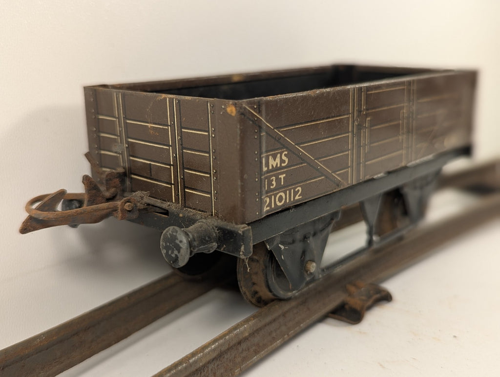 Hornby O Gauge No. 1 LMS 13T Open Wagon 210112 LMS Brown