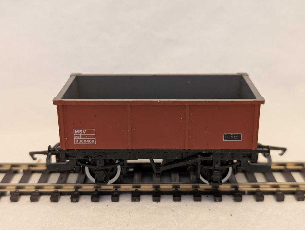 Hornby OO Gauge 21 Ton Mineral Wagon MSV Goods Wagon B388469 BR Brown
