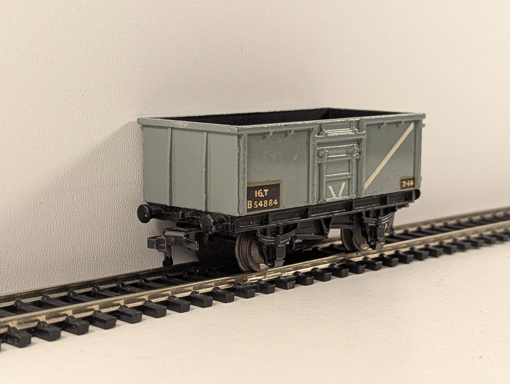 Hornby Dublo 32056 OO Gauge BR Grey 16 Ton Mineral Wagon - Boxed