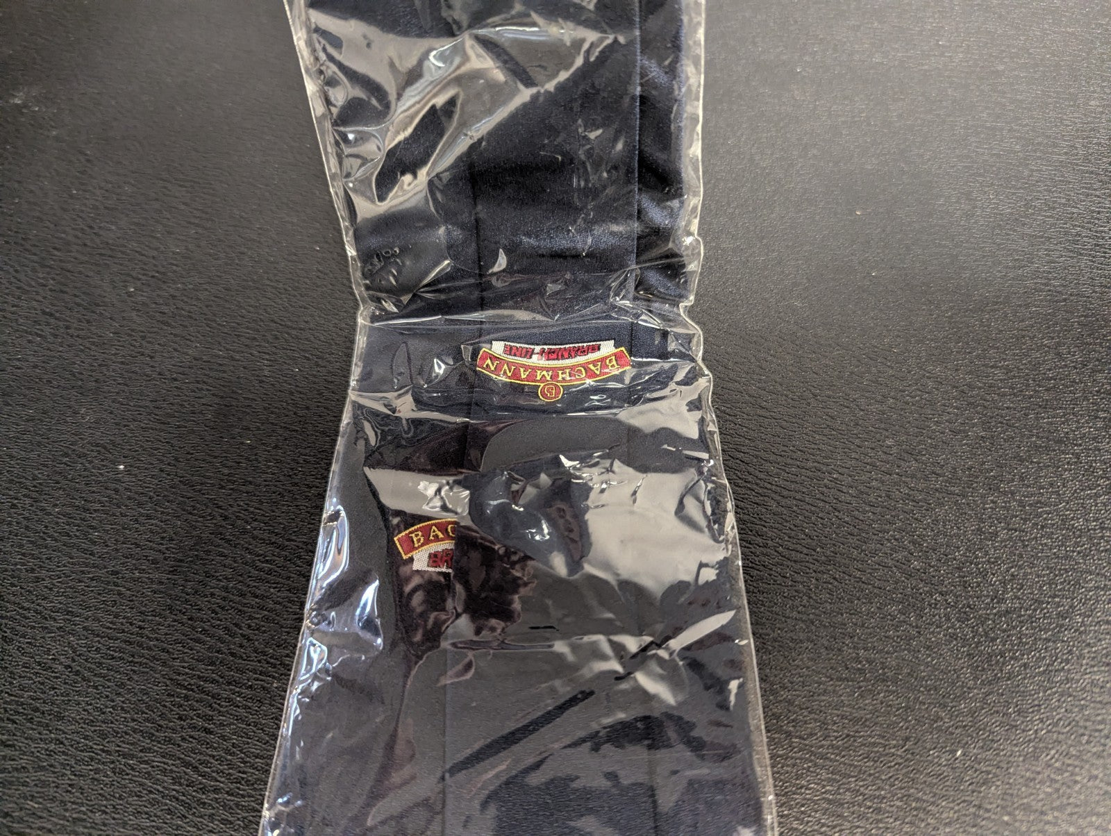 BACHMANN BRANCH LINE NAVY BLUE COLLECTORS / UNIFORM TIE 100% SILK  - BNIP
