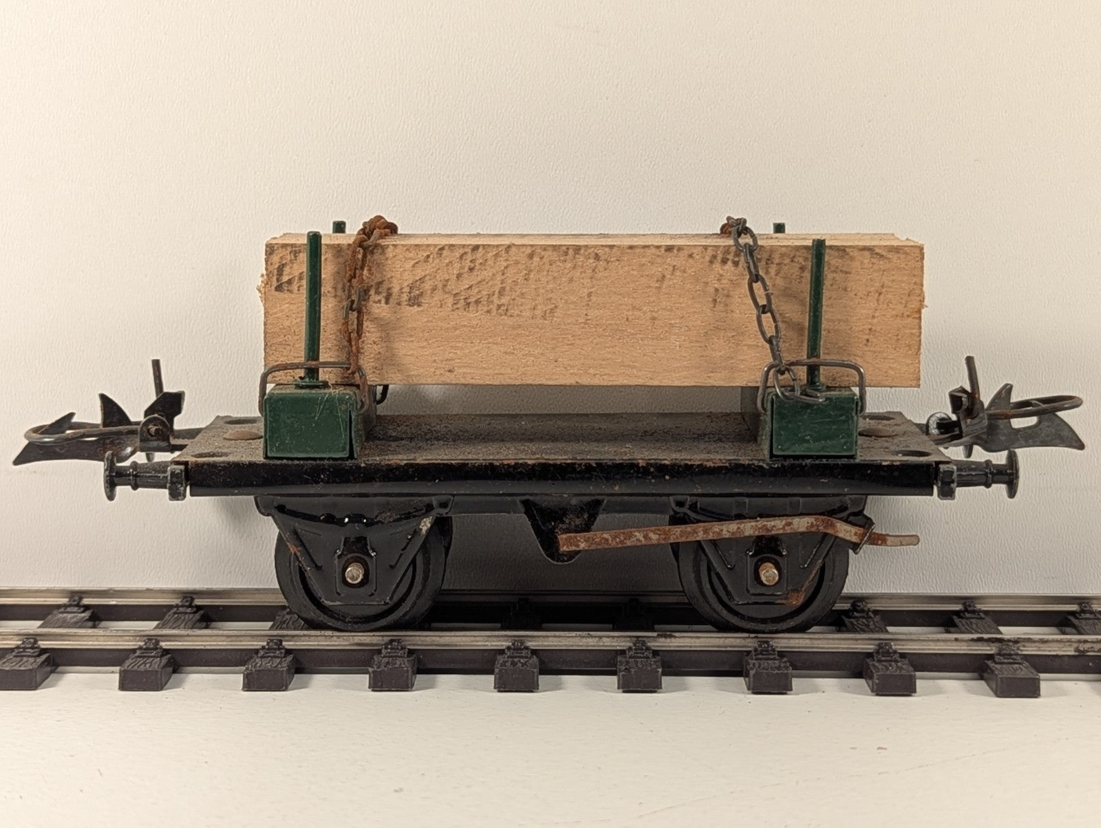 Hornby RC 24058A O Gauge No.1 Timber Wagon with Wood Load