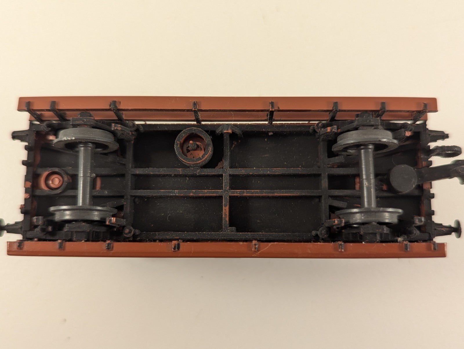 Hornby Dublo BR 20 Ton Brake Van OO Gauge - Missing Buffer Heads & Coupling