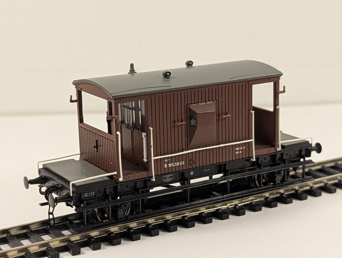 Bachmann OO Gauge BR 20 Ton Goods Brake Van B953810 BR Bauxite