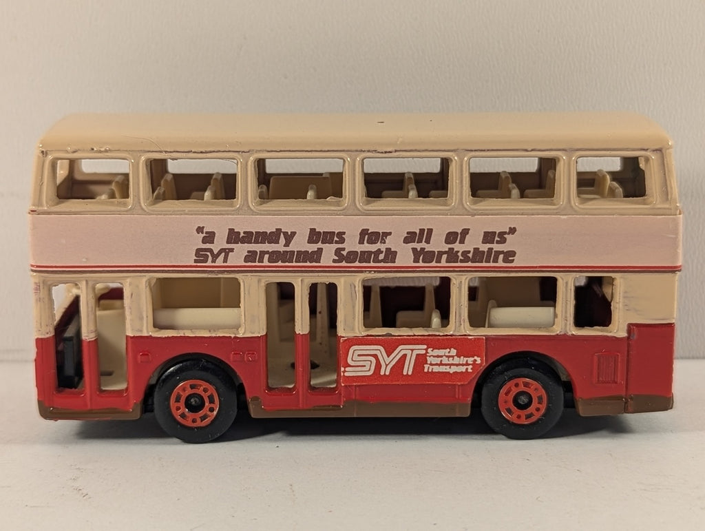 Matchbox No. 17 The Londoner Die-cast Bus South Yorkshire Transport (SYT)