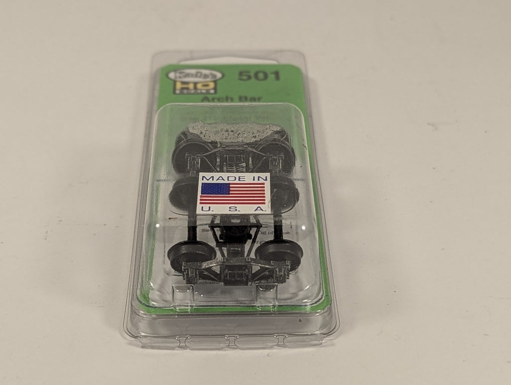 Kadee HO Scale Arch Bar Trucks with 33" Ribbed Back Code 110 Metal Wheels Bogeys