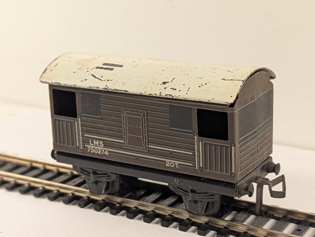 Trix OO Gauge LMS Goods Brake Van - Chipped Paint