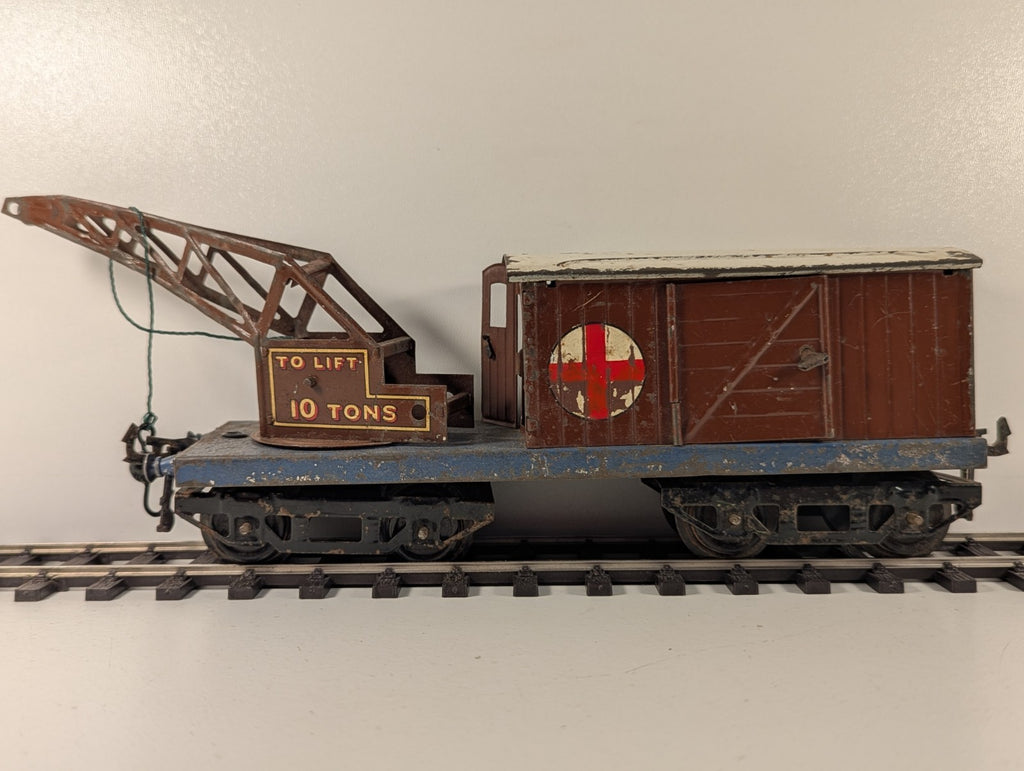 Hornby Series O Gauge LMS 10 Ton Breakdown Wagon - Damaged