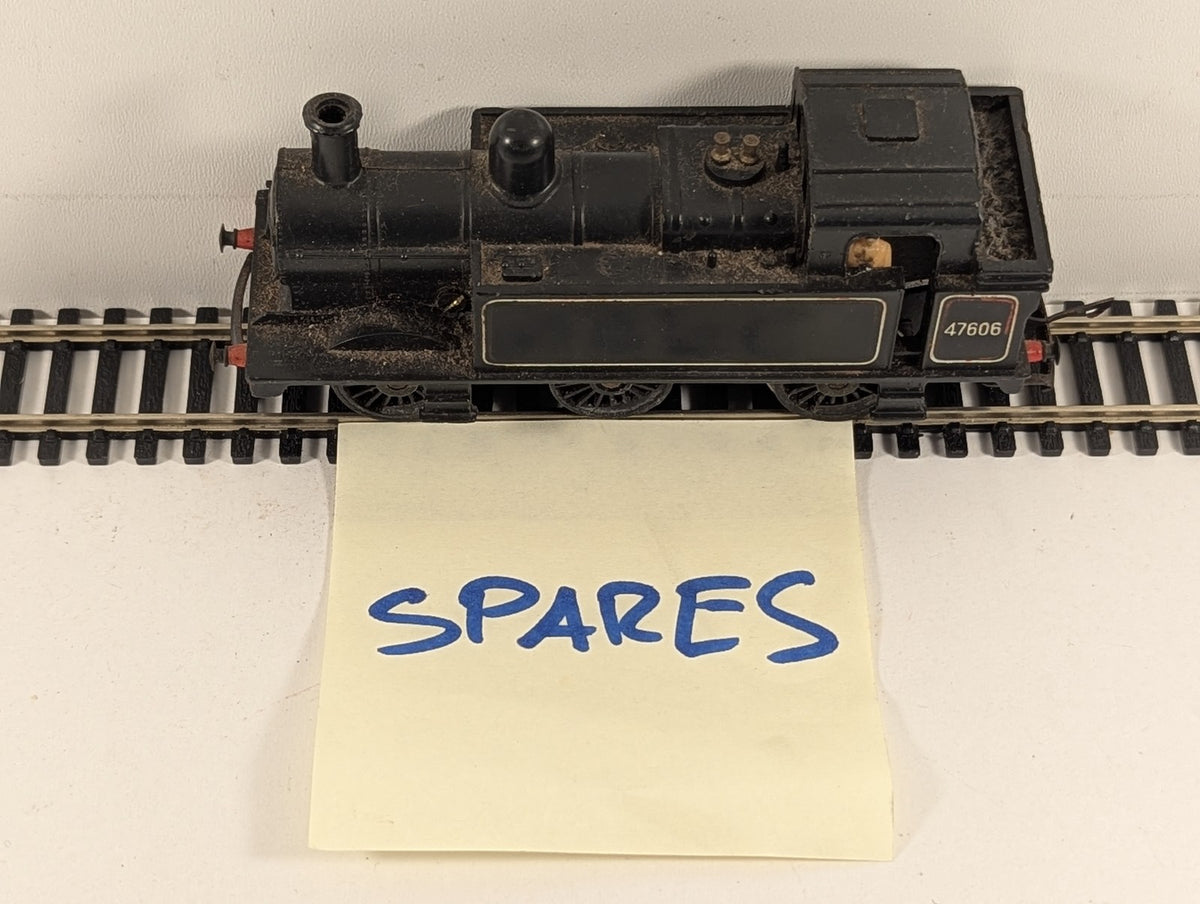 Tri-ang OO Gauge Class 3F Jinty 0-6-0T Steam Locomotive 47606 BR Black R52