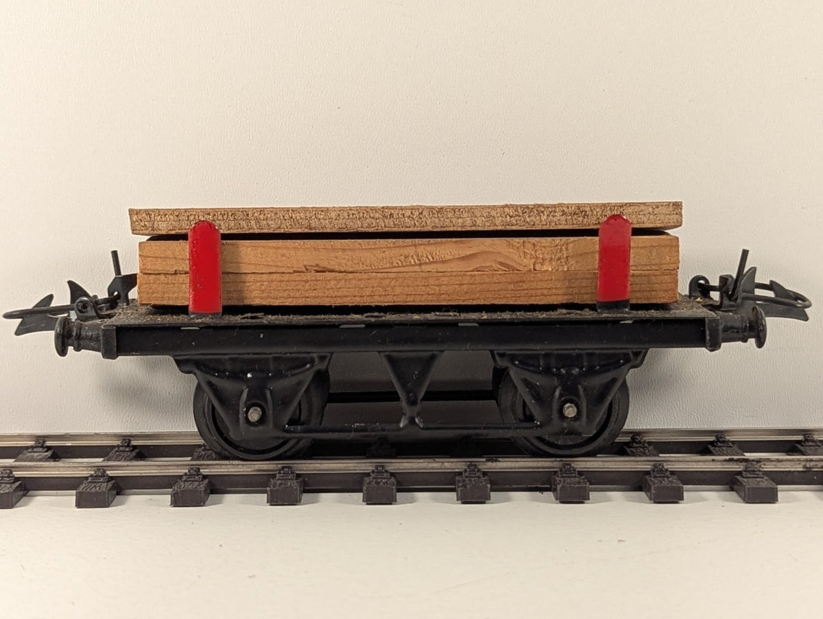Hornby RC 24058A O Gauge No.1 Timber Wagon with Timber Load
