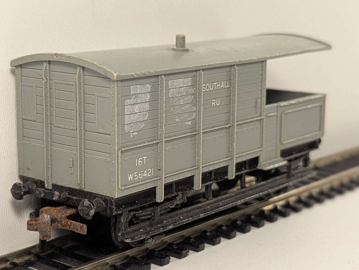 Hornby Dublo OO Gauge BR WR Goods Brake Van W56421 BR Grey 4311