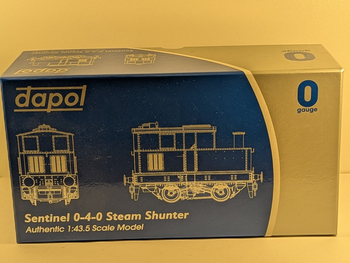 Dapol O Gauge Sentinel 0-4-0 Steam Shunter Steam Locomotive 7160 LMS Black