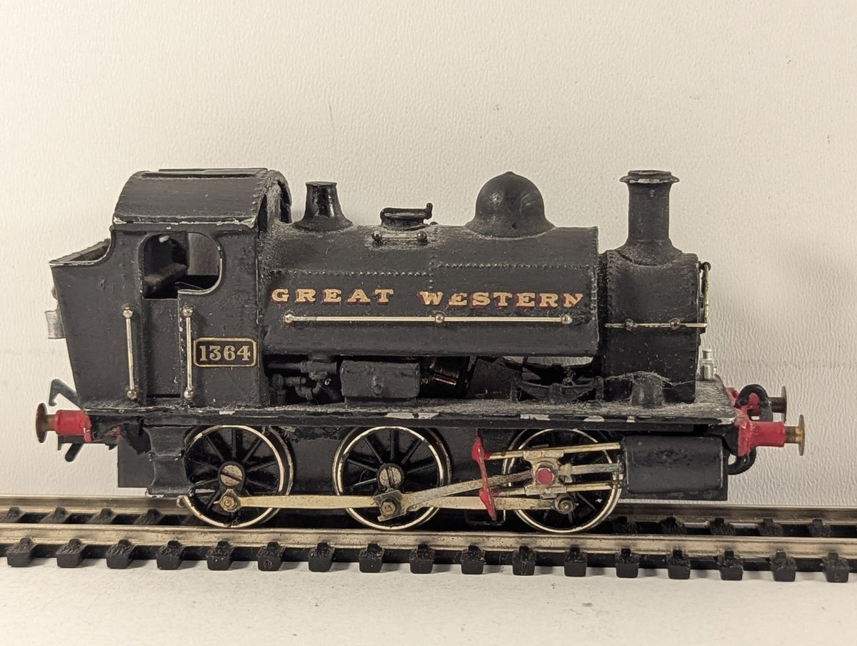 Kitbuilt OO Gauge GWR Class 1361 0-6-0ST Steam Locomotive 1364 GWR Black