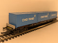 Roco HO Gauge DB Sgis Container Wagon with Cho Yang Containers 31 80 453 7 015-8
