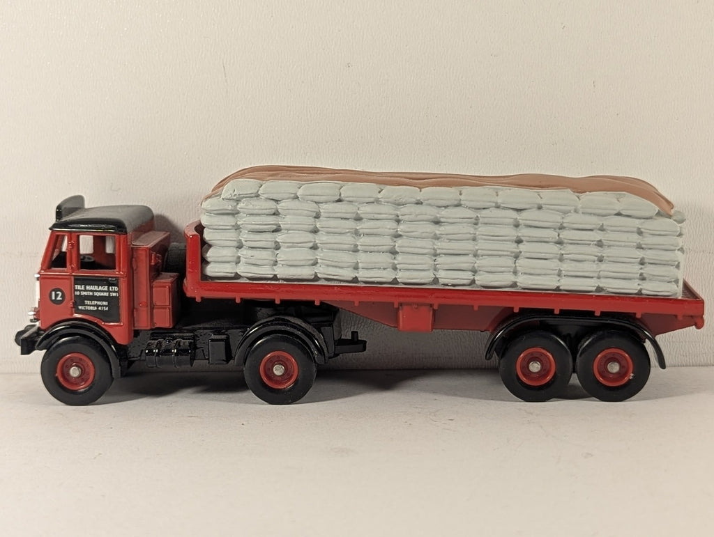 Lledo OO Gauge AEC Mammoth Flatbed Trailer & Slagload - Marley Tiles