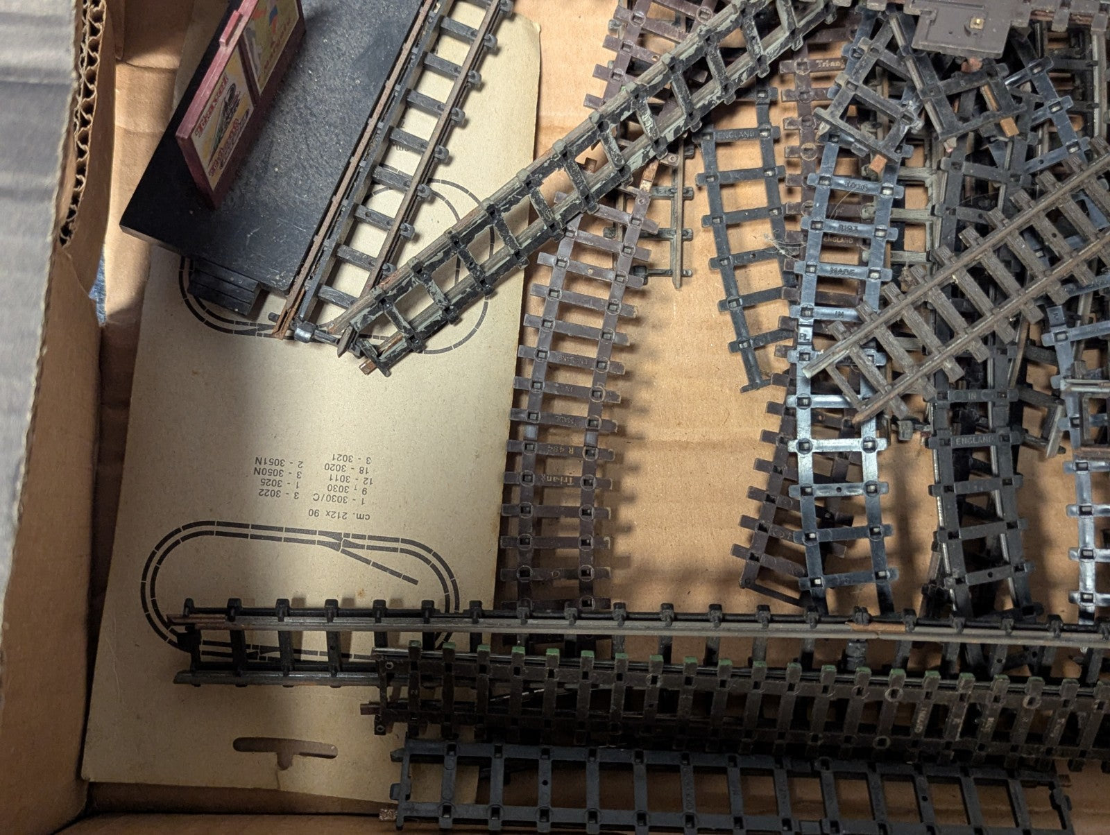 Tri-ang OO Gauge Job Lot of Model Railway Track - Needs Cleaning