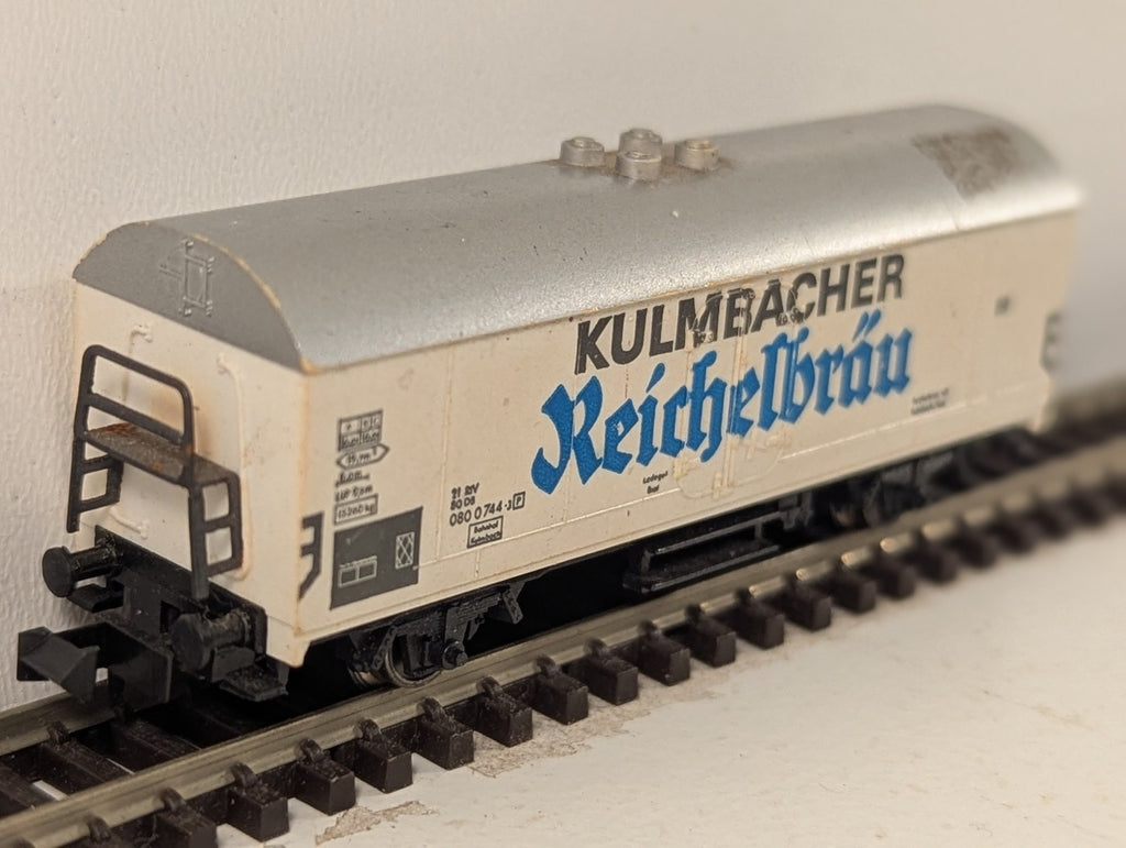 Fleischmann N Gauge Kulmbacher Reichelbräu Refrigerated Beer Wagon