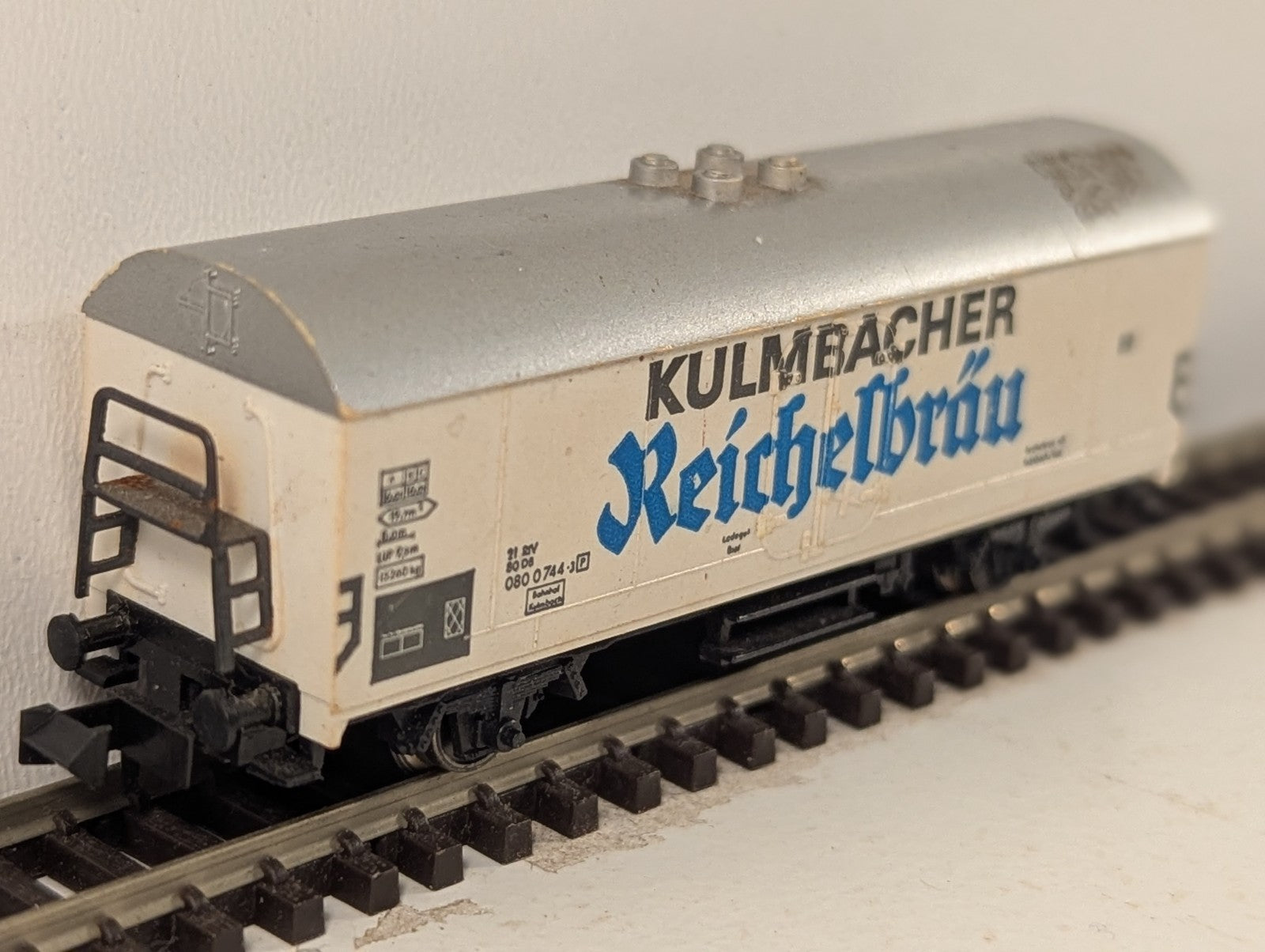 Fleischmann N Gauge Kulmbacher Reichelbräu Refrigerated Beer Wagon