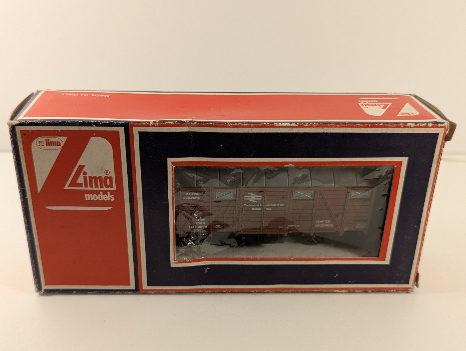 Lima HO Gauge Continental Ferry Van BR 214 0 391-0 Freight Wagon