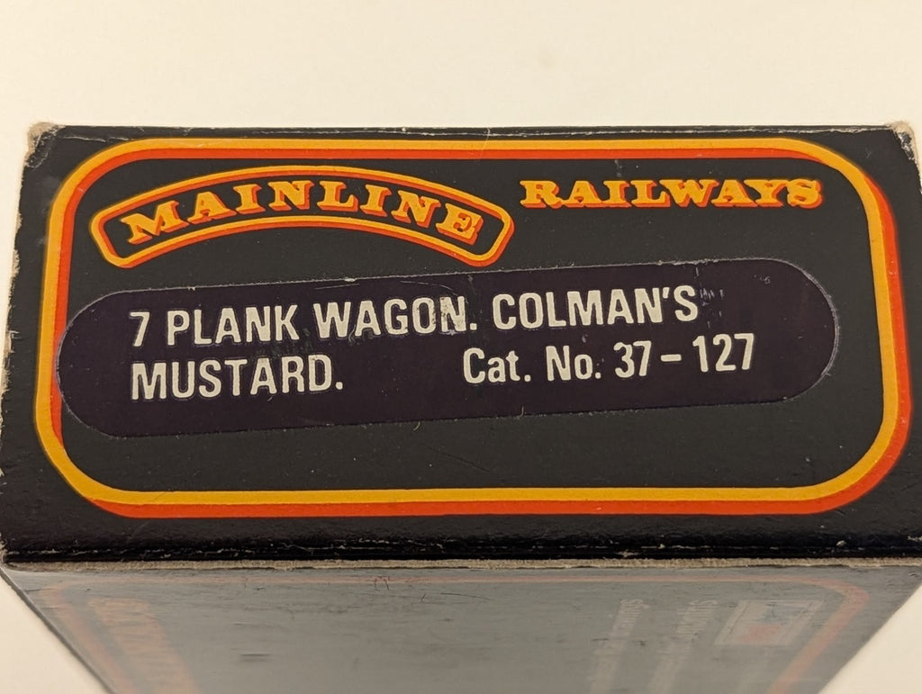 Mainline Railways 37127 OO Gauge Colman’s Mustard 7 Plank Wagon