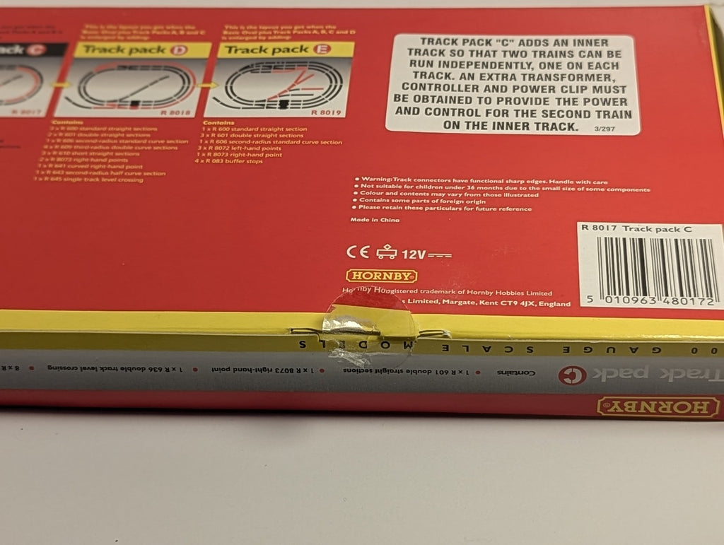 Hornby OO Gauge Track pack C R8017