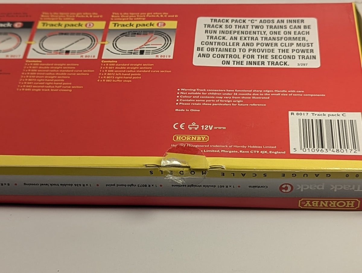Hornby OO Gauge Track pack C R8017