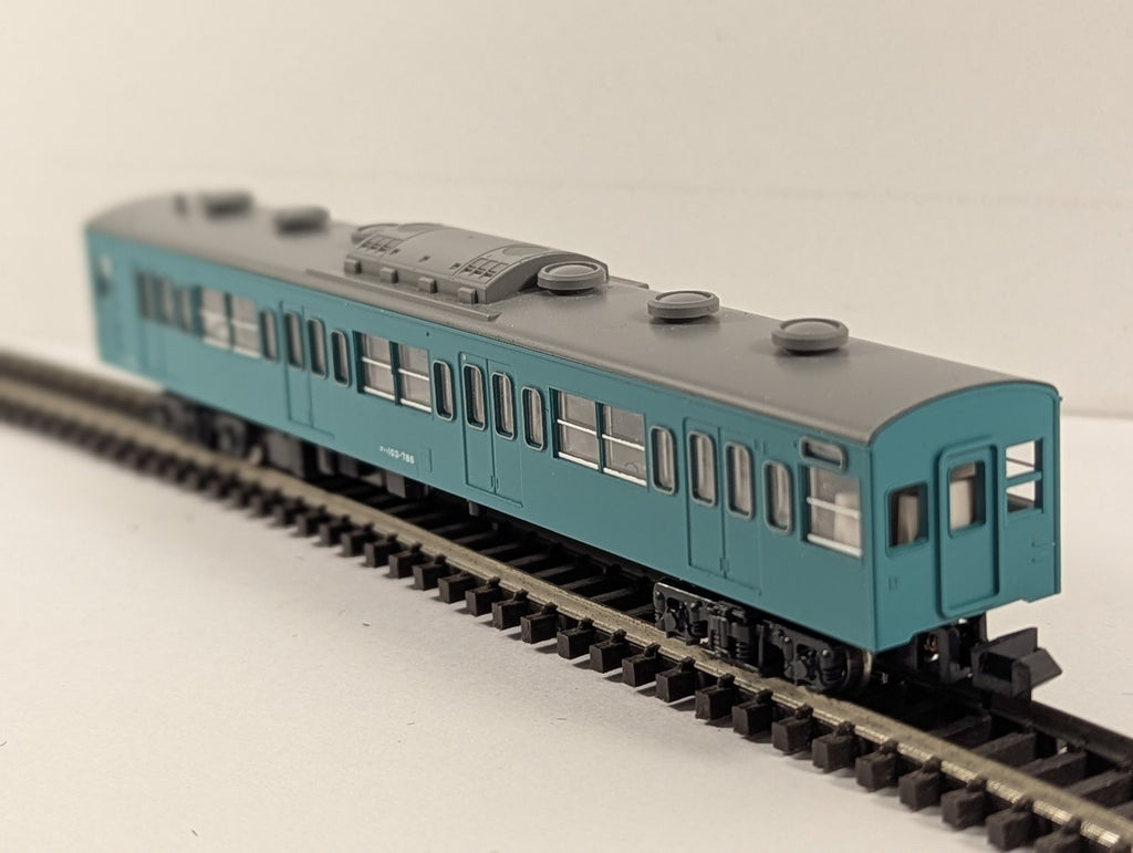 Kato N Gauge Series 103 Driving Trailer EMU Coach KuHa 103-786 Sky Blue