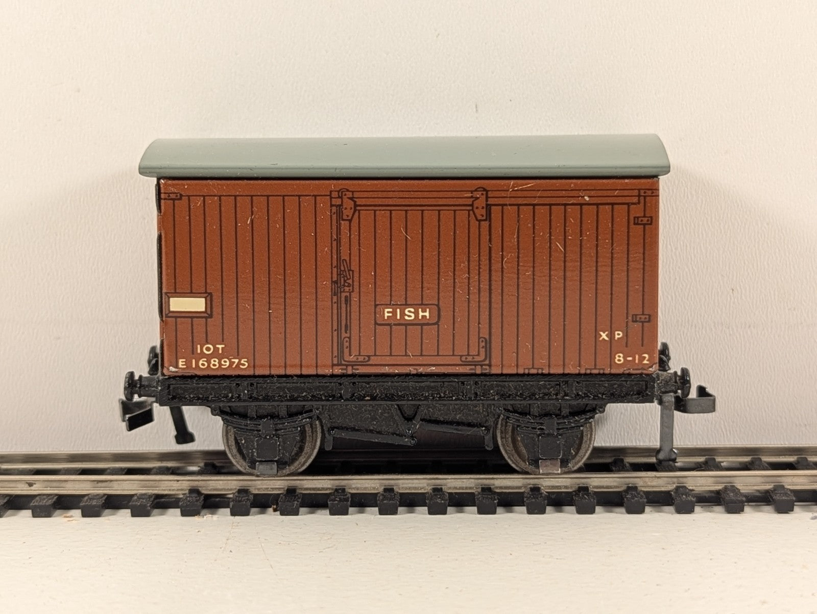 Hornby Dublo 32035 OO Gauge D1 BR Brown Fish Van - Boxed