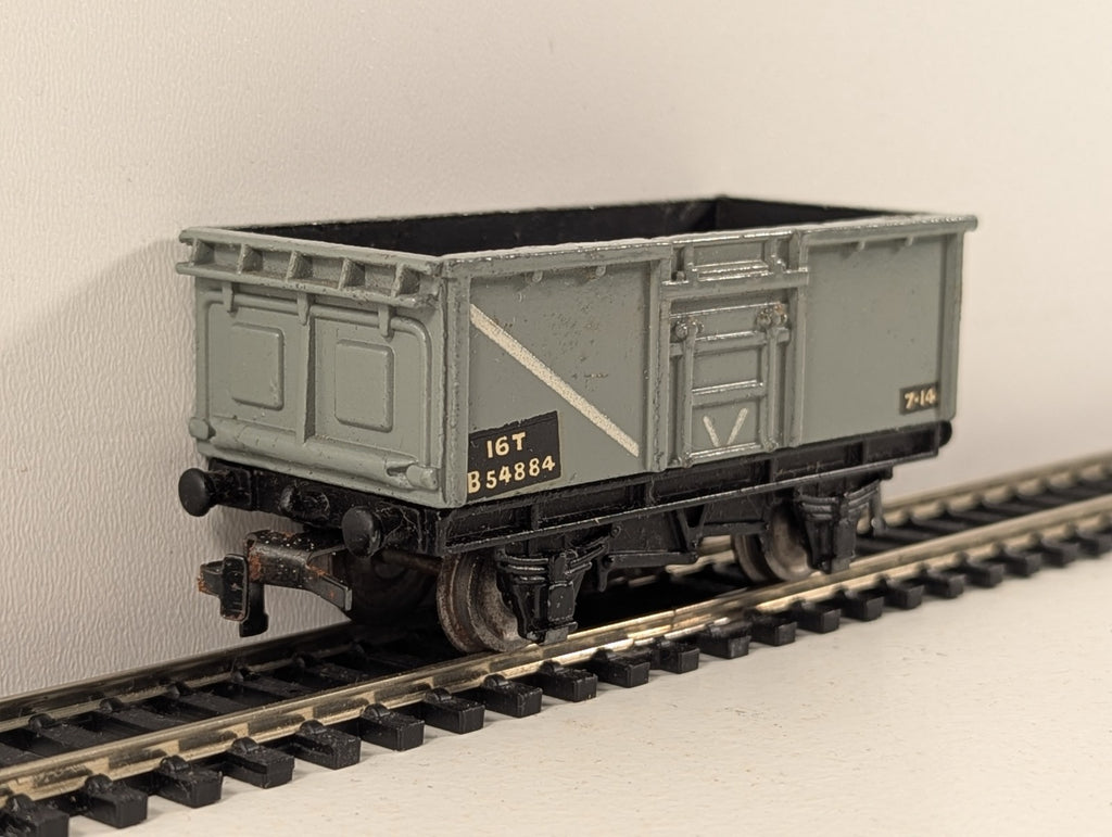 Hornby Dublo 32056 OO Gauge Grey BR D2 16 Ton Mineral Wagon - Boxed