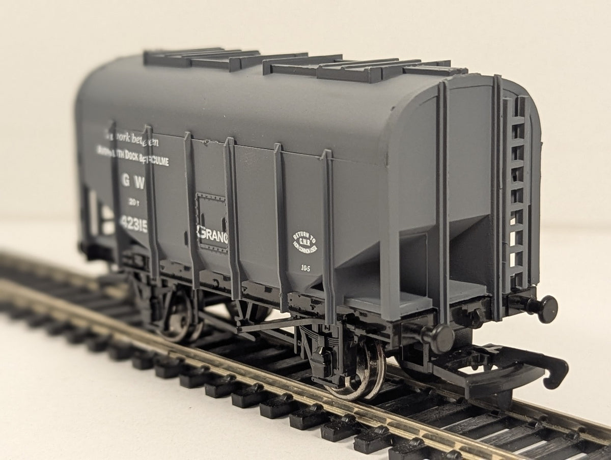 Dapol OO Gauge GWR Avonmouth Bulk Grain Hopper Goods Wagon 42315 GWR Grey B528
